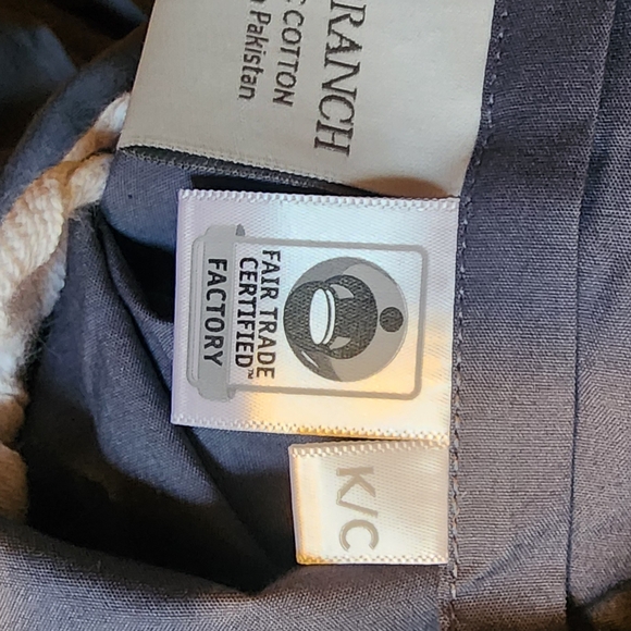 Elegant Percale Hemmed Duvet Cover - Slate Blue - Picture 6 of 11